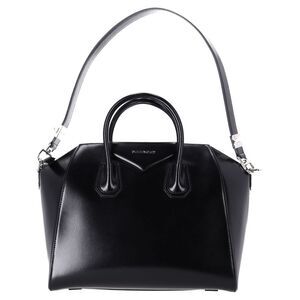 Givenchy Medium Antigona Handbag in Black Calf Leather